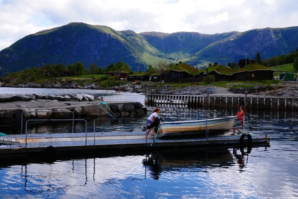 Brekkestranda Fjordhotel Brekke  エクステリア 写真
